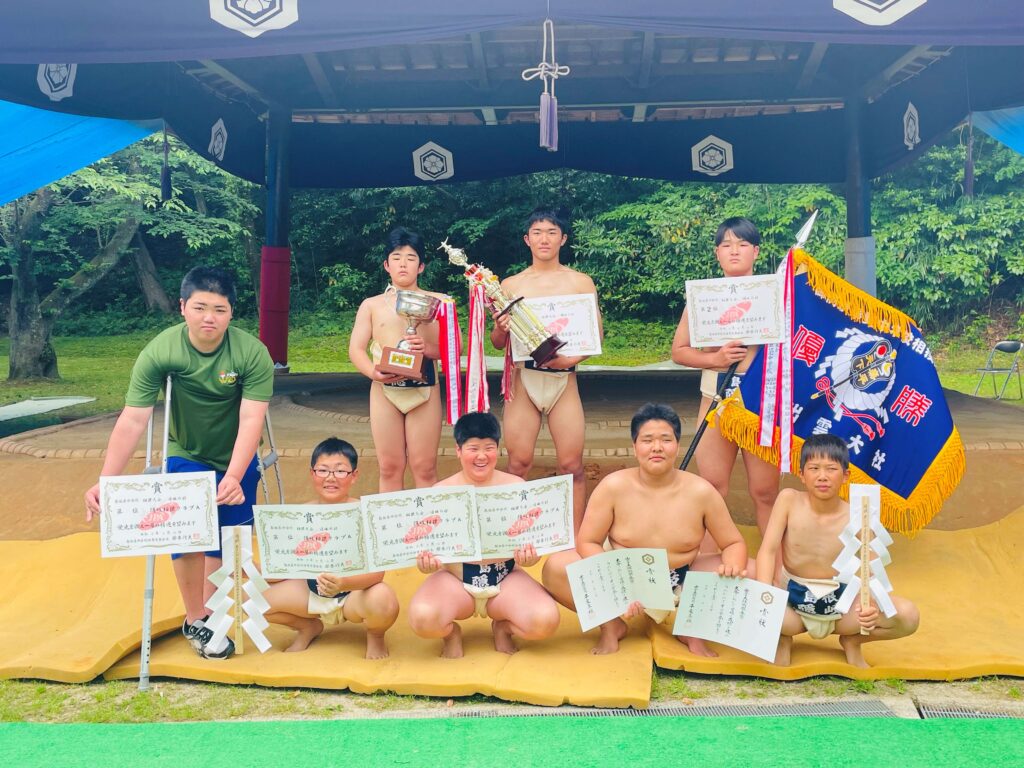 かみありアスリートJr.の活躍！【第76回 島根県中学校相撲大会】