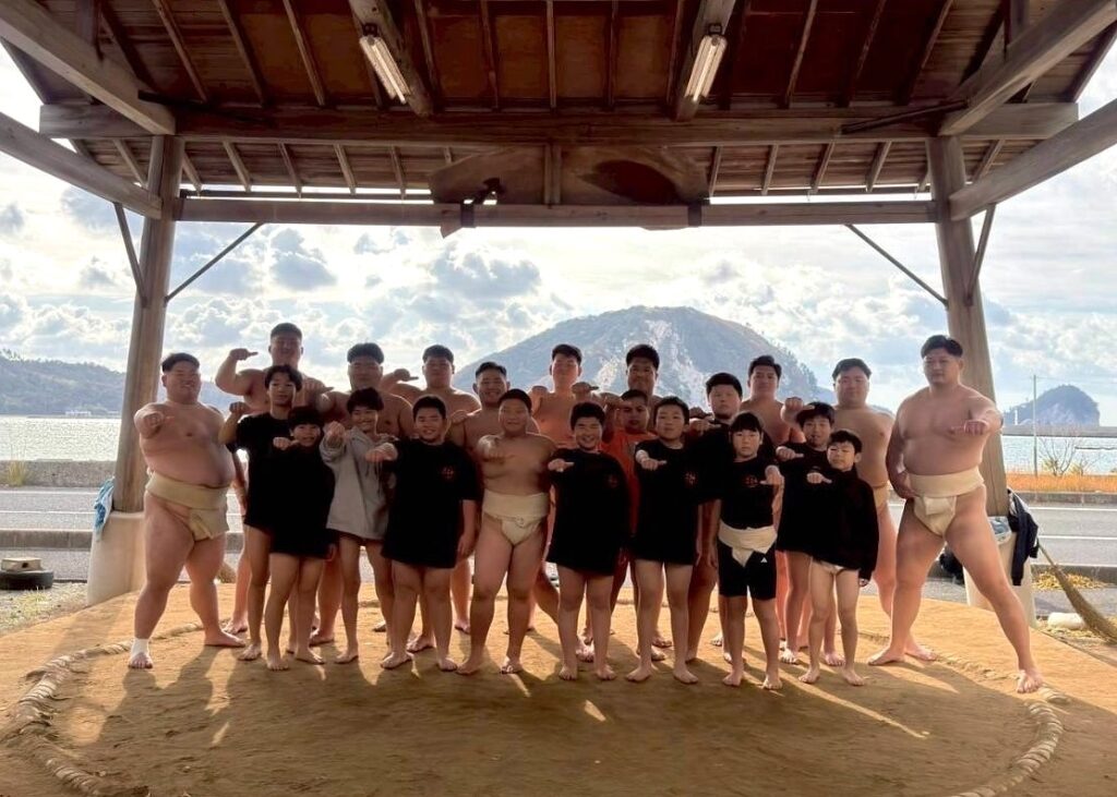 近畿大学相撲部 隠岐合宿